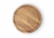 Prkénko na servírování steaků 28 cm kulaté dubové dřevo
