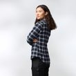 Övik Flannel Shirt W Chalk White-Suede Brown