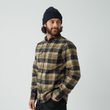 Singi Heavy Flannel Shirt M Chalk White-Dark Navy