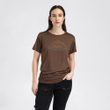 LightWool 140 Tee Sunset W's Dark Earth