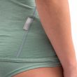 MERINO AIR dámské triko bez rukávu basil green