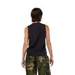 W Moto-X Blocked Tank Black