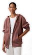 887221-01 Mikina s logem Unisex Hnědá