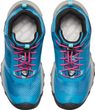 WANDURO MID WP YOUTH, fjord blue/fuchsia purple