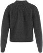 Övik Solid Jacquard Knit W Dark Grey
