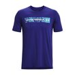 UA CAMO CHEST STRIPE SS, Blue