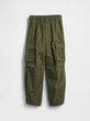 801325-01 Dětské kalhoty Cargo Zelená