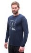 MERINO ACTIVE OUTSIDE pánské triko dl.rukáv deep blue