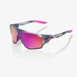 NORVIK - Polished Translucent Grey - Purple Multilayer Mirror Lens