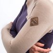 MERINO EXTREME UP dámská mikina dl.rukáv grape purple/beige