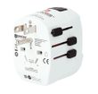 PA46PD45 cestovní adaptér PRO Light USB AC45PD - World, UK+USA+AUS/CN, univerzální, uzemněný, USB A+C 45W