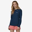 W´S L/S P-6 LOGO RESPONTIBILI-TEE, TIDEPOOL BLUE