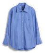 799379-03 Oversize popelínová košile s logem Big Shirt Tmavě modrá