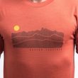 MERINO ACTIVE SUNRISE pánské triko kr.rukáv terracotta
