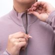 MERINO DF dámské triko dl.rukáv zip mystic violet