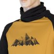 COOLMAX THERMO MOUNTAINS pánská mikina mustard/černá