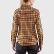 Övik Flannel Shirt W, Chalk White-Dune Beige