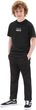 BY RANGE ELASTIC WAIST PANT BOYS, black
