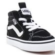 TD Filmore Hi Zip, (suede/canvas) black/white