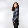Övik Flannel Shirt W Chalk White-Suede Brown