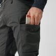 Kaipak Trousers M Dark Grey-Black