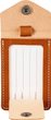 Leather Luggage Tag Leather Cognac