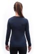 MERINO ACTIVE SONGBIRDS dámské triko dl.rukáv deep blue