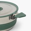Detour Stainless Steel Collapsible Pot - 3L , Laurel Wreath Green