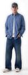 847912-06 Košile Oxford Shirt Modrá