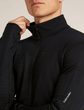 Men Mer  300 RealFleece Descend LS Zip BLACK
