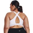 UA Crossback Mid Bra, White
