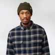 Övik Heavy Flannel Shirt M Black-Grey