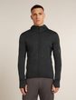M Mer 200 Realfleece Descender LS Zip H JET HTHR/BLACK/CB