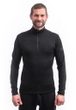 MERINO EXTREME UP pánská mikina dl.rukáv zip černá