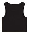 Upworn Fitted Tank Black