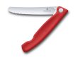 Swiss Classic, picnic knife, 11cm, wavy, red, box
