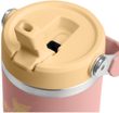 IceFlow™ Flip Straw 2.0 Tumbler 410 ml Peach Rose