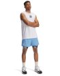 UA Curry HG Prtd Shorts-WHT