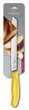 Swiss Classic, bread knife, 21cm, wavy, yellow, blister