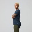 Abisko Wool SS W Dark Navy