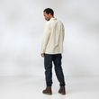 Övik Relaxed Hemp Shirt LS M Chalk White-Sand Stone