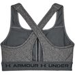 UA Crossback Mid Heather Bra, Gray
