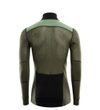 Hiking Crew Neck shirt, Man Jet Black / zelená/ Dill