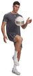 M Challenger Train Short-GRY