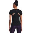 UA IsoChill Run Laser Tee Black