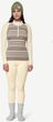 Signature Merino 230 Zip Wmn Raw White