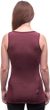MERINO AIR dámské triko bez rukávu port red