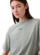 887650-04 Oversize tričko s logem VintageSoft Zelená