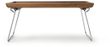 Bed tray 53 cm walnut wood