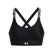 Infinity Mid Bra, Black / White